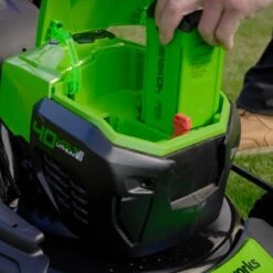 Greenworks Akku-Rasenmäher GD40LM46SP 40 V Solo -Gartengeräte Geschäft 6952909031385 2508 A 6